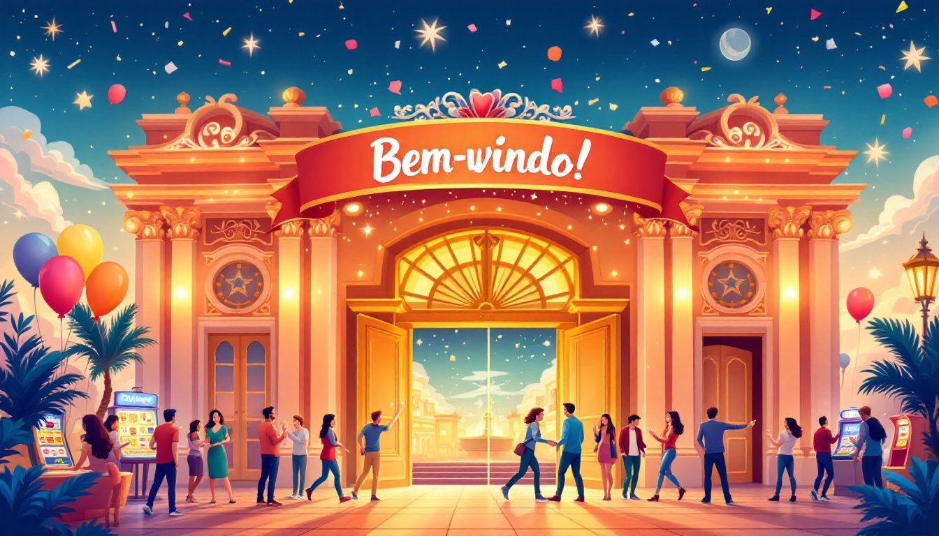 Imagem ilustrativa de bónus de boas-vindas oferecidos por casinos online em Portugal.