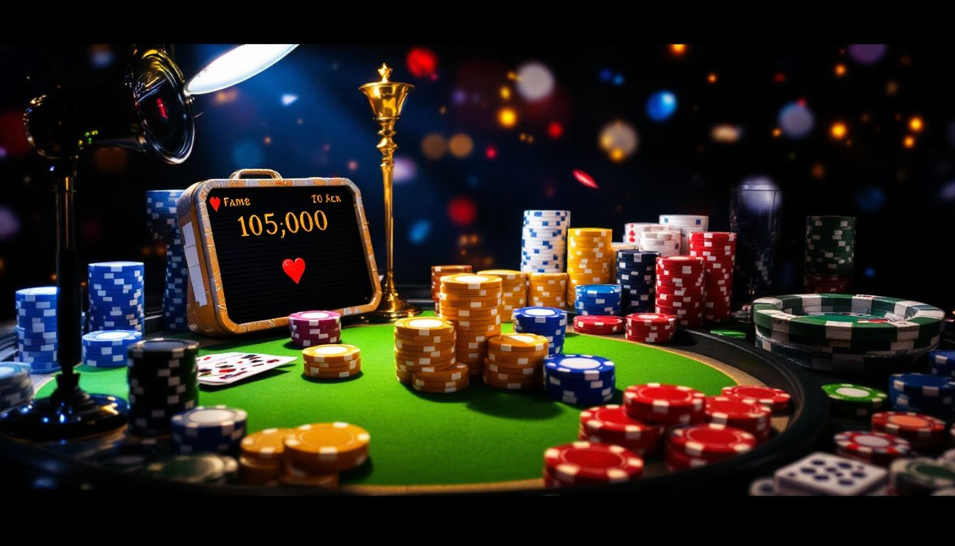 Jogos de casino mais populares, incluindo slot machines e roleta, em um ambiente de casino online.